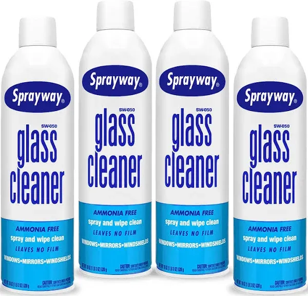 Sprayway Glass Cleaner 4OZ (6 Packs)