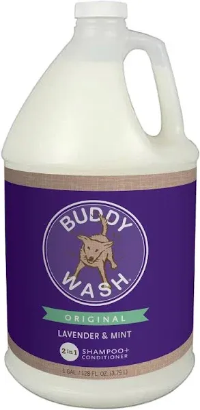 Buddy Wash Original Lavender & Mint Dog Shampoo & Conditioner