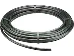 Rain Bird T63-050 Drip Irrigation 1/2" (0.634" OD) Blank Distribution Tubing, 50' Roll, Black