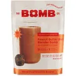 The Bomb Co. Blender Bomb, Peanut Butter Blast, Superfood Smoothie Mix with Chia Seeds, Hemp Seeds, Peanuts, & Amino Acids for Antioxidants, Gluten Free, High Fiber, 10 Servings