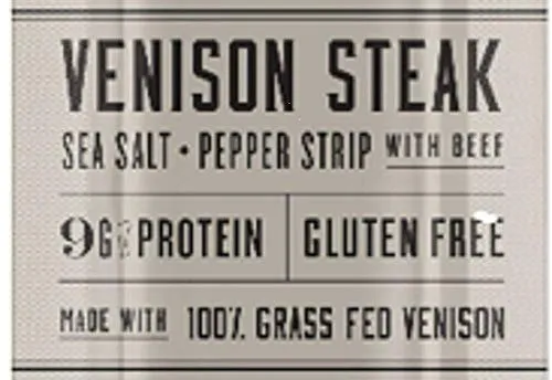 EPIC Sea Salt & Pepper Venison Strip