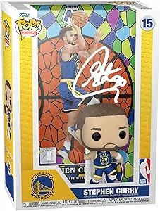 Stephen Curry #15 Mosaic Facsimile Signed Reprint Laser Autographed Funko POP! Trading Cards Basketball NBA: Golden State Warriors Figurine