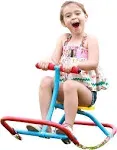 Kids Rocking Horse Rocking Chair Seesaw: Safe Home Playground Backyard Equipment