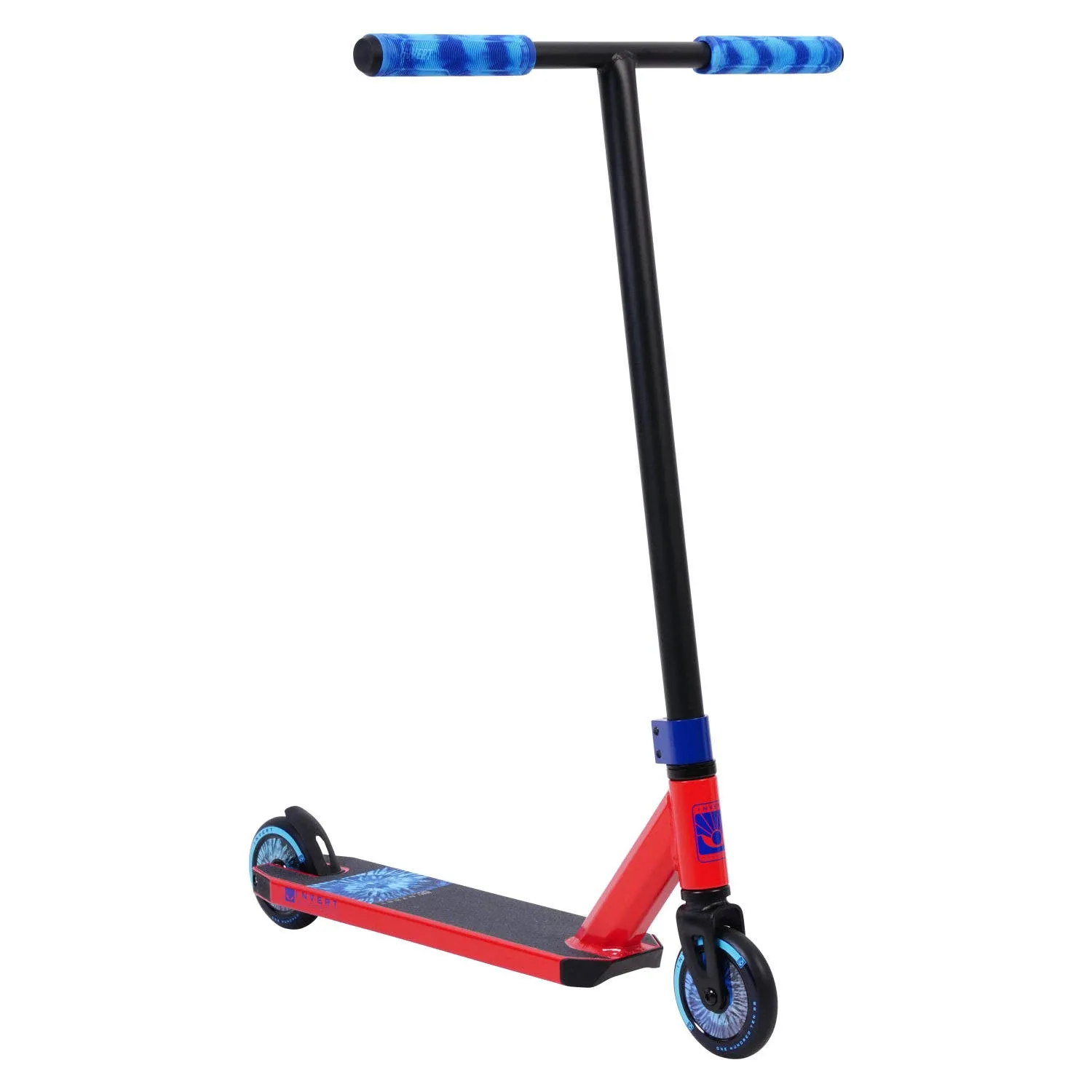 Invert Supreme 1-7-12 Stunt Scooter - Red/Blue Tie Dye