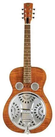 Hound Dog Deluxe Round Neck Resonator Guitar