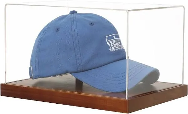 Hat Display Case, Clear Acrylic Baseball Display Box Stand, UV 1 Pack Cap