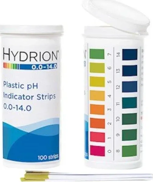 Hydrion Spectral PH Strips