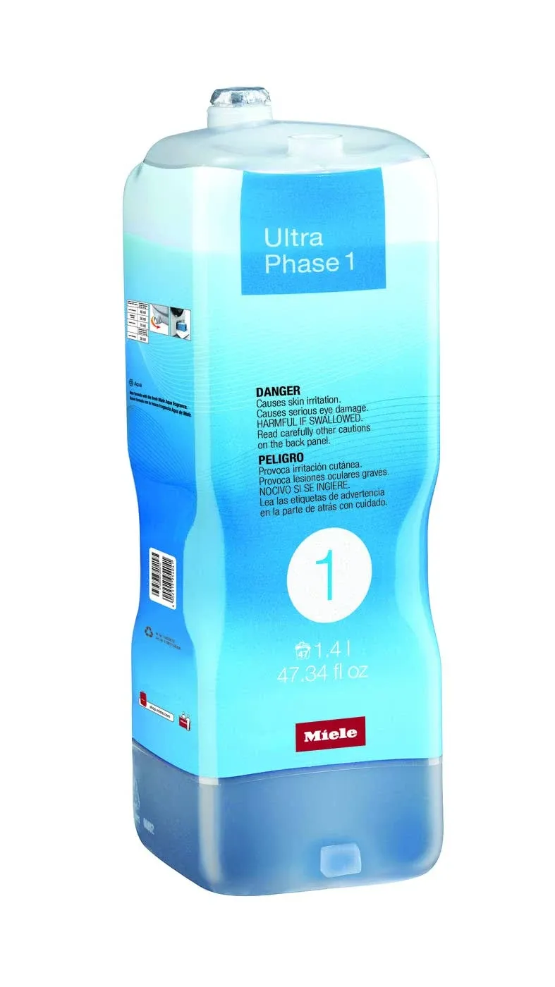 Miele UltraPhase 1-Component Detergent for Whites/Colors Aqua Fragrance (1, UltraPhase 1)