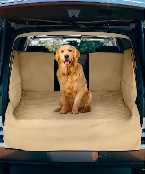 FrontPet SUV Cargo Liner for Dogs - Water-Resistan<wbr/>t Pet Trunk Cargo Cover Mat...