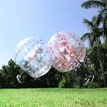 SZCQ Inflatable Bumper Ball 1.5m/5ft Diameter Adults Kids Bubble Soccer Balls Blow Up Toy Playground Balls Human Hamster Knocker Ball Outdoor Zorb