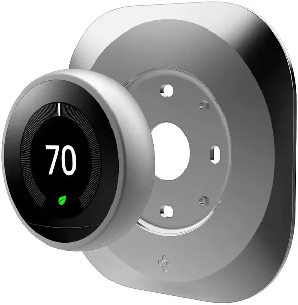 Wall Plate Cover For Google Nest Learning Thermostat 3rd 2nd 1st Bracket Mount