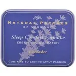 Natural Patches of Vermont Essential Oil Patches Lavender Sleep Aid 10