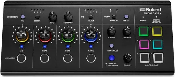 Roland Bridge Cast X Dual Bus Streaming Mixer