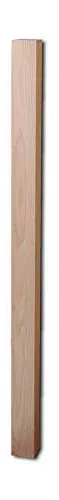 Red Oak 4000 3-1/4 x 54 inch Blank Style Wood Newel Post for Stair Remodeling