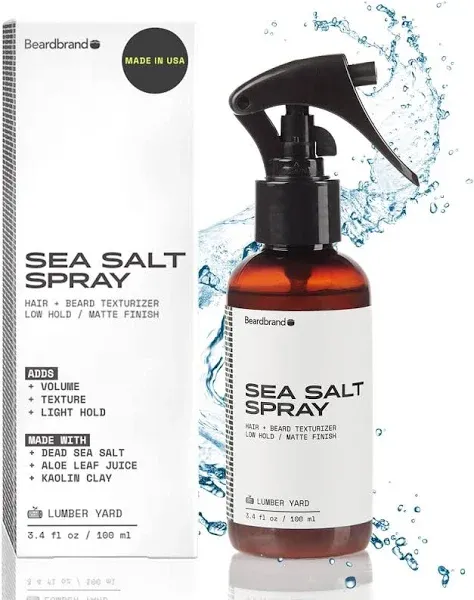 Natural Sea Salt Spray for Men [AS SEEN ON SHARK TANK] Texture, Hold, and Vol...