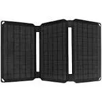 20W Solar Panel ETFE Foldable Monocrystallin<wbr/>e PV Module Solar Charger with US...