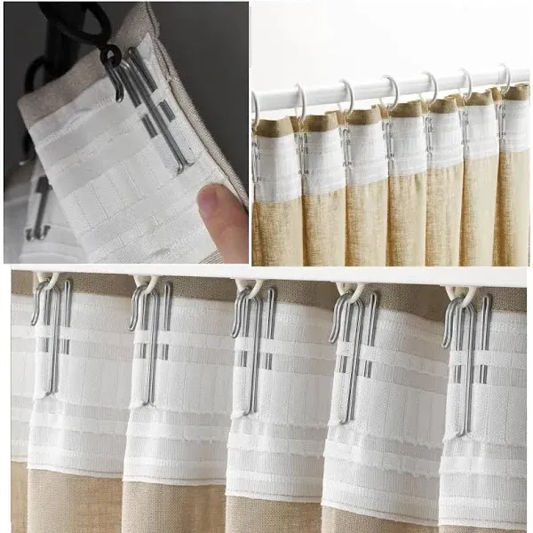 Ikiriska Curtain Tape with Hooks