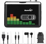 BlumWay USB Cassette to MP3 Converter, Portable Walkman Cassette Tape Player to