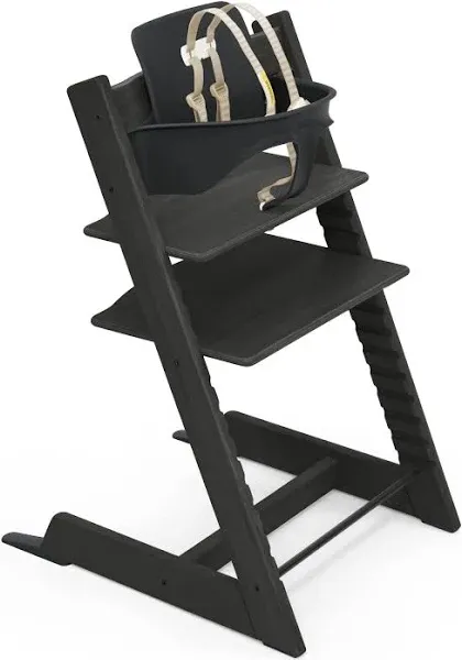 Stokke Tripp Trapp High Chair Complete with Cushion & Tray Natural, Nordic Grey