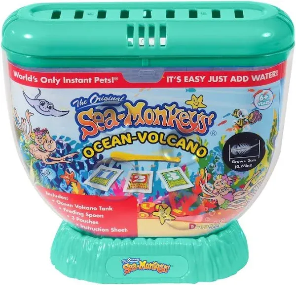 Sea-Monkeys® Ocean Volcano - World's Only Instant Pets® - Assorted Colors - Ages 6+ (Pack of 1)