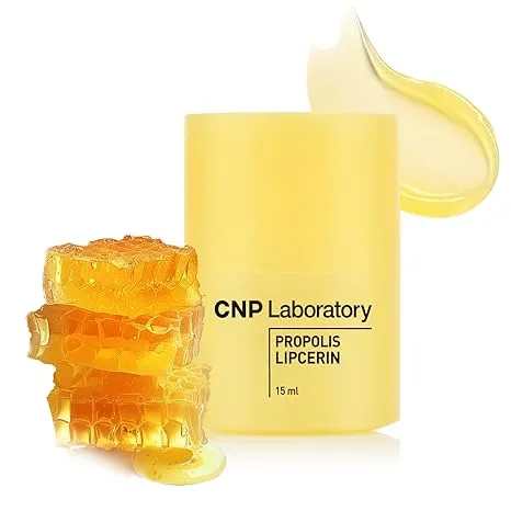 CNP Honey Lip Butter Stocking Stuffer - Propolis Lipcerin™ Original, Hydrating Overnight Manuka Lip Balm & Mask, 12hrs Long-lasting Moisture, Gifts for Women, Korean Skin Care, 0.5 fl.oz.