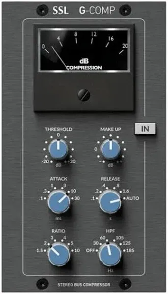 Solid State Logic G Comp 500 Series Stereo Bus Compressor Processor