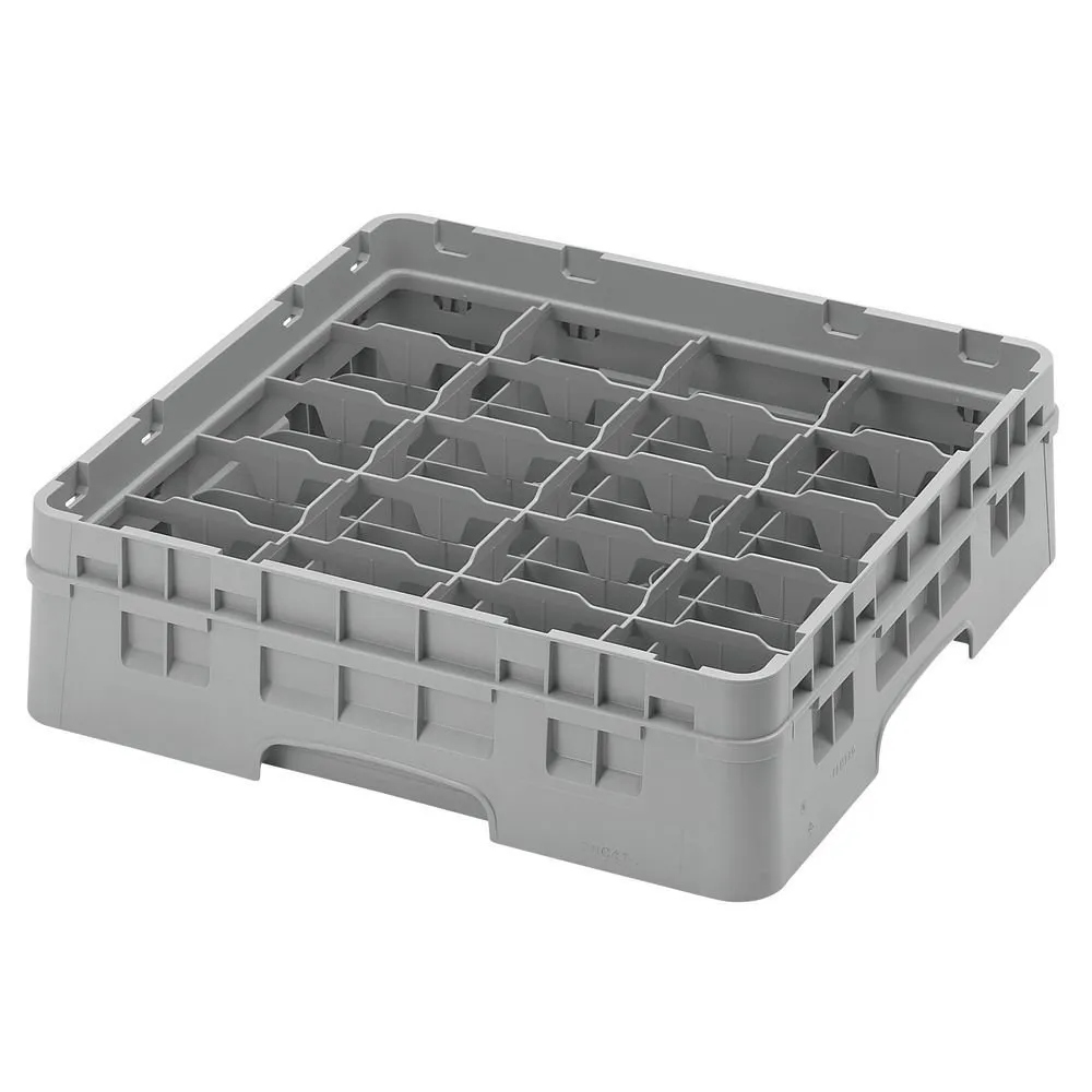 Cambro 16C578151 Camrack Cup Rack with Soft Gray Extenders