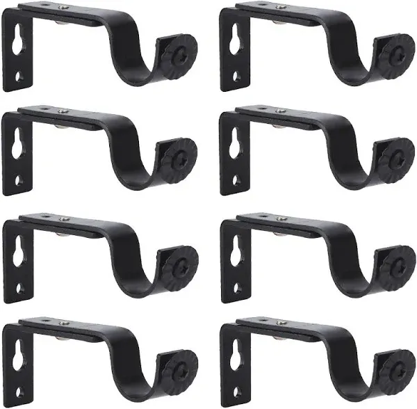 Creatyi Set of 8 Curtain Rod Brackets