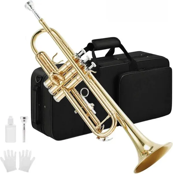 Eastar BB Standard Trumpet SetBrass Trumpet Instrument for Beginner Student