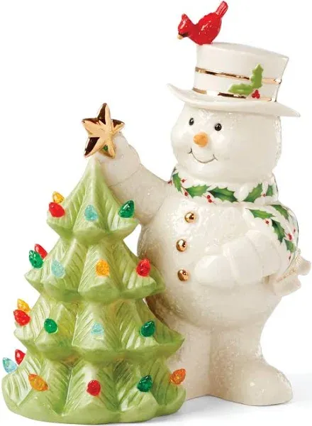 Lenox Happy Holly Days Snowman Figurine