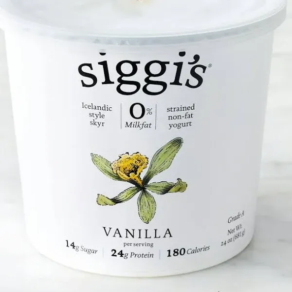 SIGGIS Non- Fat Vanilla Yogurt