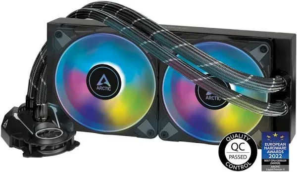 Arctic Liquid Freezer II 240 A-RGB AIO RGB 200-1800RPM Liquid CPU Cooler - Black