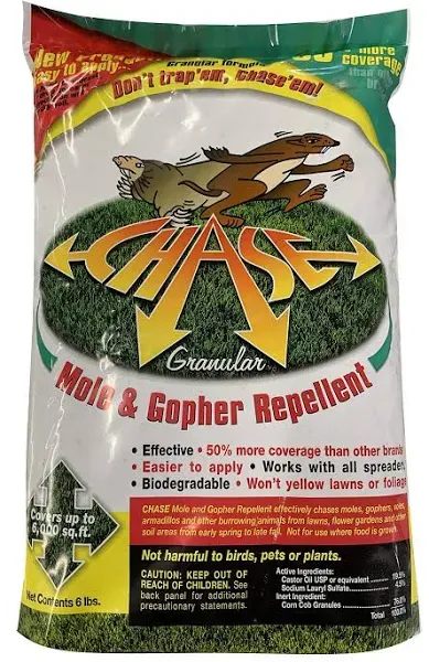 Chase Granular Mole and Gopher Repellent Bag (6 lbs)