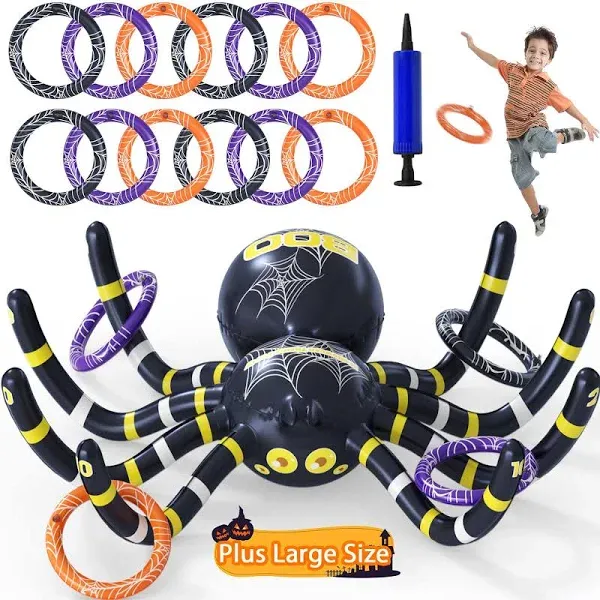 Garma Halloween Inflatable Spider Ring Toss Game