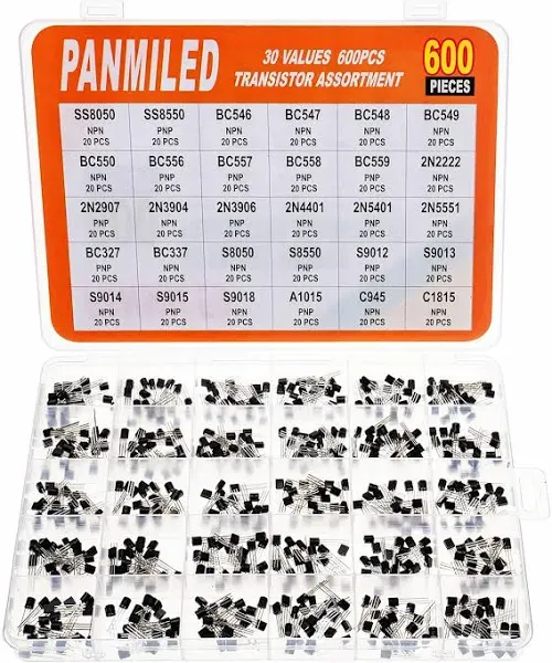 PANMILED Transistor Assortment Kit