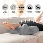 LightEase Leg Elevation Pillow, Memory Foam Leg Elevating Support Wedge Pillow for Sleeping, Reading, Rest, Surgery, Injury,