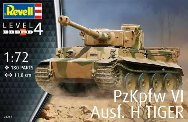 Pz.Kpfw.VI Tiger Ausf.H. The Tiger tank was manufactured from 1942 to 1944, during which time it became a legend, much feared by