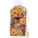 Potpourri Bag Mini Pumpkins, Cinnamon, Orange Slices &amp; Pumpkin Spice Fragranc...