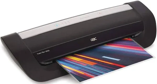 GBC 6000L Thermal Pouch Laminator, 22.8"H x 9.4"W x 5.9"D, Black, 1703097