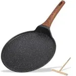 adamsbargainshop.com 9.5 Inch Nonstick Crepe Pan with Spreader