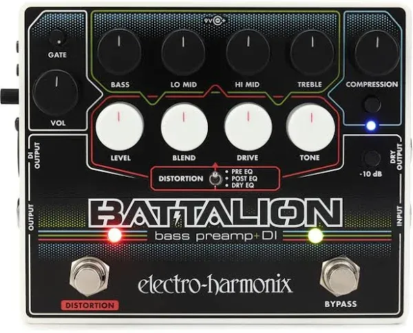 Electro-Harmonix Battalion Bass Preamp/DI | Reverb