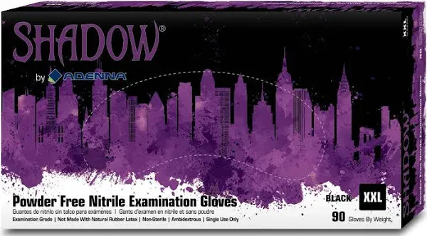 Adenna Shadow Nitrile Powder Free Exam Gloves