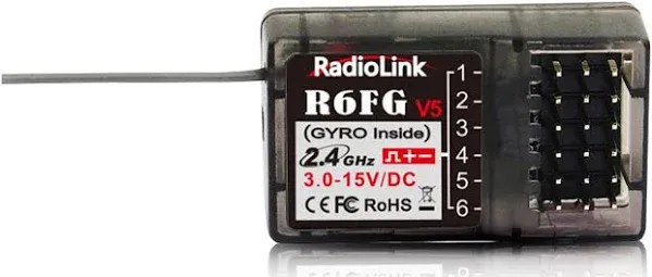 Radiolink R6fg 6 Channels 2.4Ghz RC Receiver with Gyro