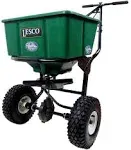 Lesco Push Spreader Carbon Steel - 50 lb. Hopper 092807