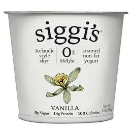 SIGGIS Non- Fat Vanilla Yogurt