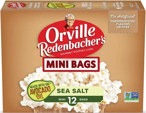 Orville Redenbacher's Avocado Oil Sea Salt Microwave Popcorn