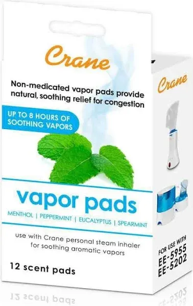 Crane Vapor Pads 12 Pack