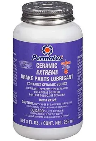 Permatex 24125-6PK Ceramic Extreme Brake Parts Lubricant, 8 oz. (Pack of 6)