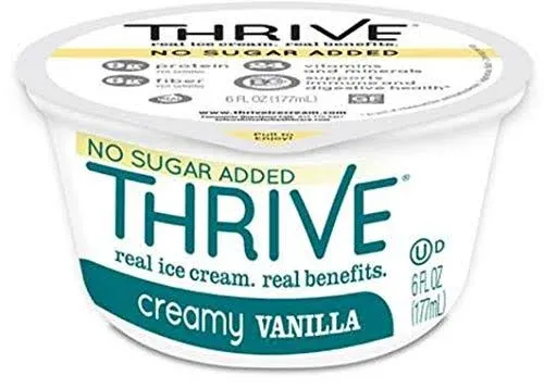 Thrive Frozen Nutrition Creamy Vanilla Ice Cream