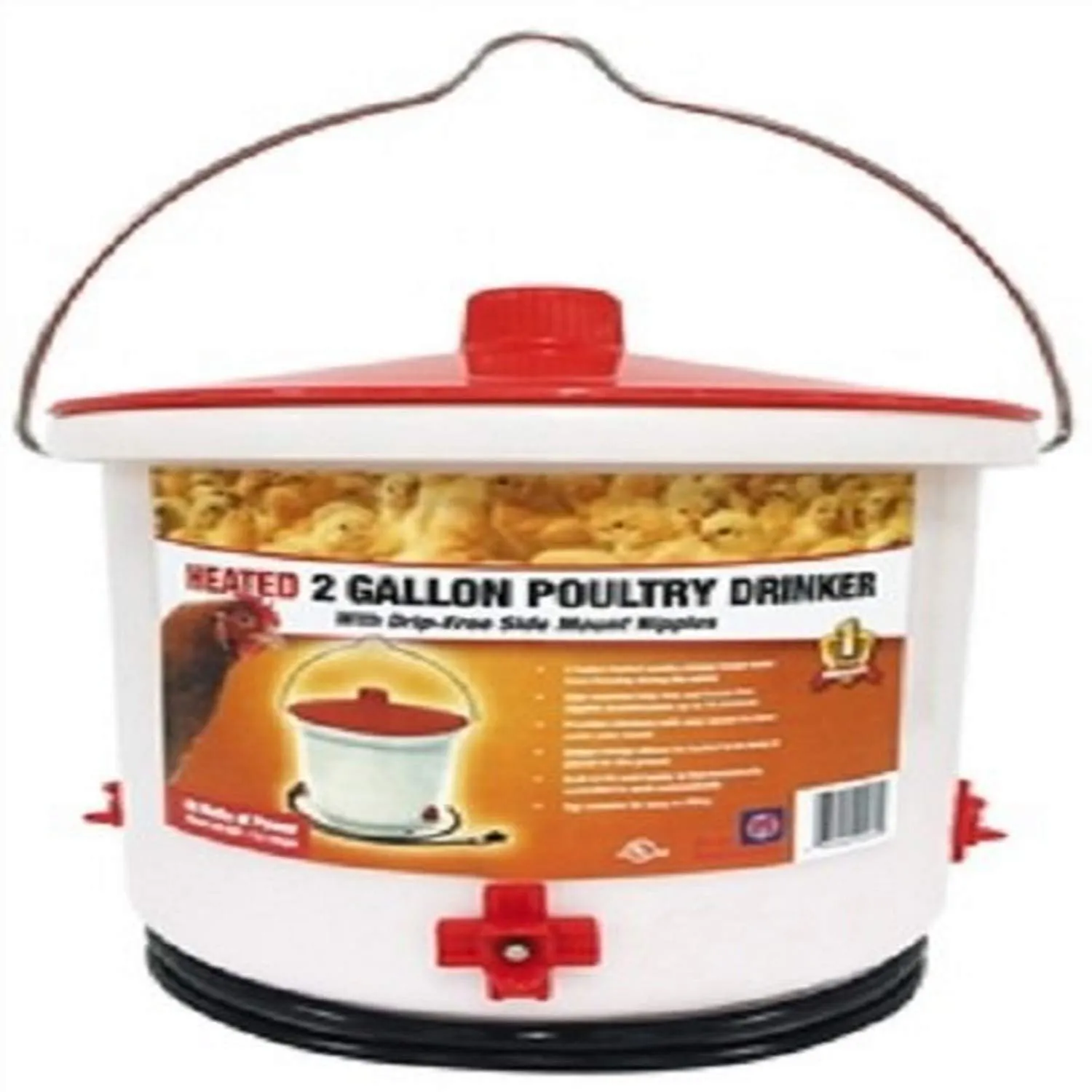 Farm Innovators Heated 2-Gallon Poultry Water Drinker